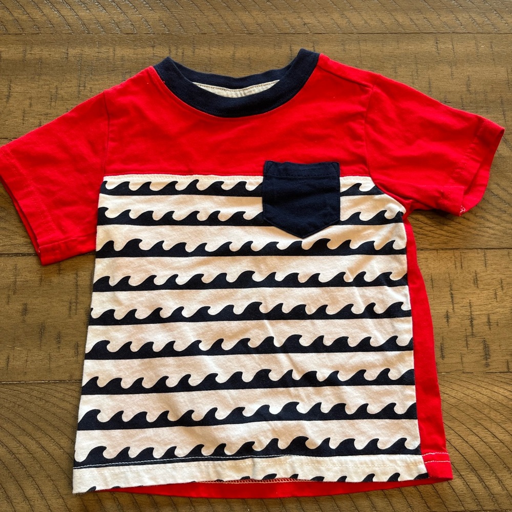 Beach waves short sleeve shirt